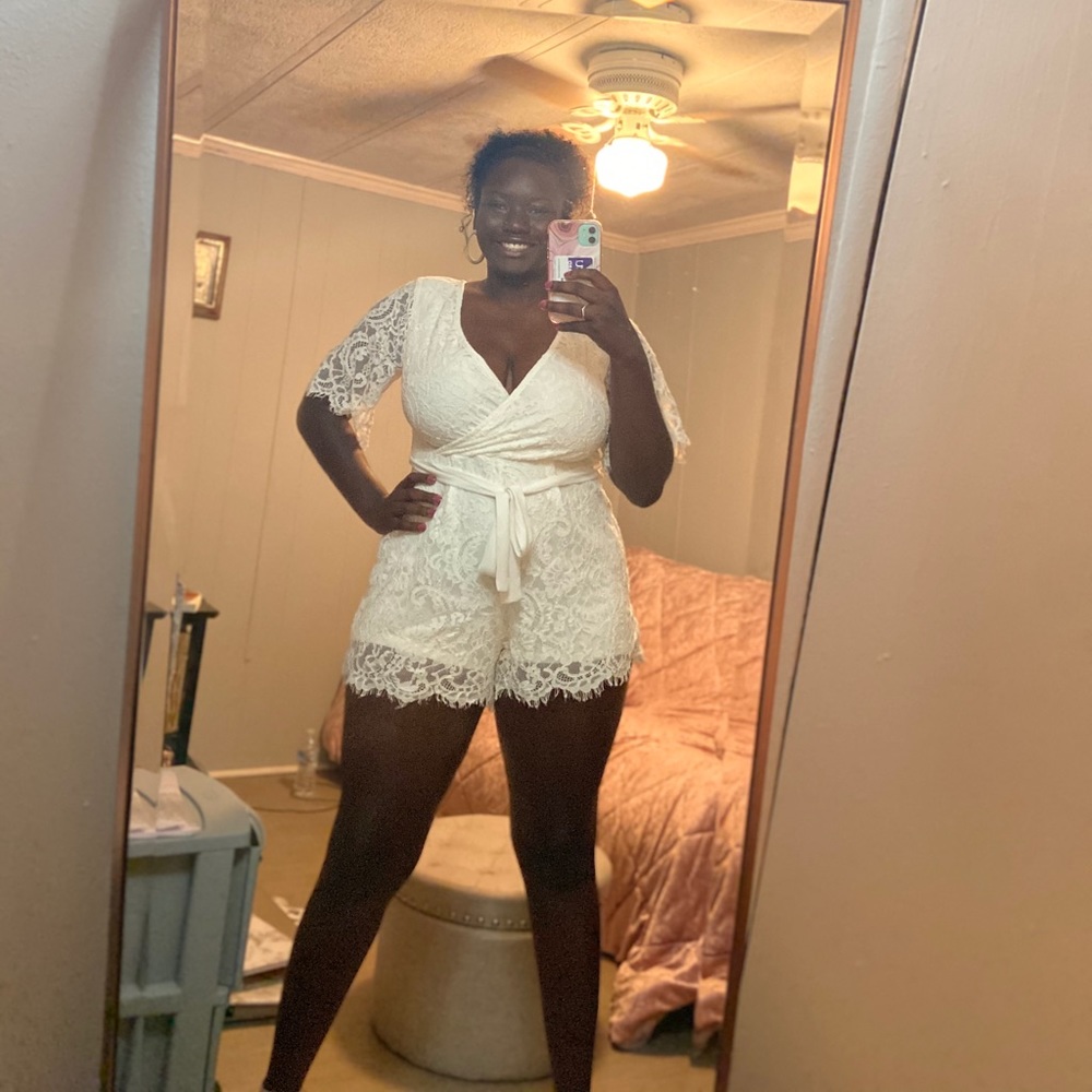 White romper